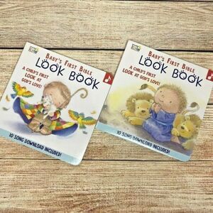 2 Wonder Kids Baby's First Bible Stories w/ 10 Song Download-NEW